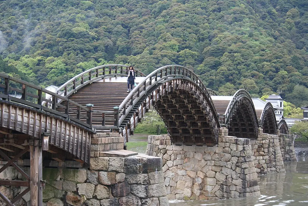 Kintai bridge in Iwakuni, Japan