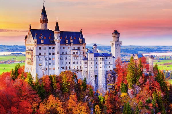 Neuschwanstein, is the most famous castle in the world